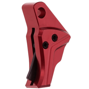 Tyrant CNC I.T.T.S Trigger, Red/Black Aluminum Fits Glock Gen3-4 - TDGTRIG34REDBLACK