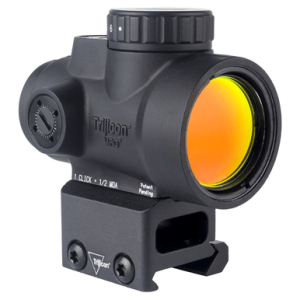Trijicon 2200302 MRO SD Black 1x25mm 2 MOA Red Dot Reticle Full Co-Witness Mount