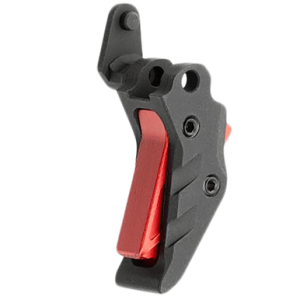 Tyrant CNC Intellifire Trigger, Black/Red Aluminum / Steel Fits Sig P365 - TDP365TRIGBLACKRED