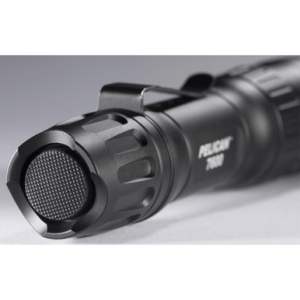 Pelican Tactical Flashlight, 6.19" OAL Black Anodized 37/479/944 Lumens White/Red/Green LED Tail Cap Waterproof - 7600
