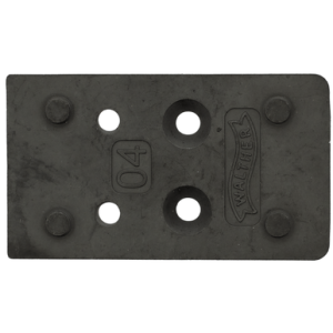 Walther PDP 2.0 Optics Plate, Black Steel (Leupold Deltapoint Pro) Fits Walther PDP 2.0 - 5136212