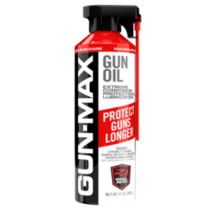 Real Avid Gun-Max Gun Oil, Cleans/ Lubricates/ Protects 12 oz Aerosol for Firearms - AVMLP12A
