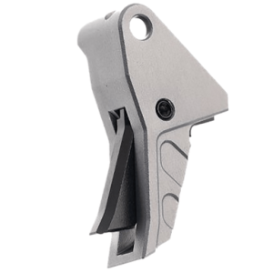 Tyrant CNC I.T.T.S Trigger, Grey/Black Aluminum Fits Springfield Echelon - TDECHETRIGGREY/BLK