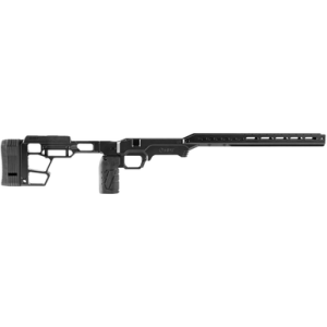 Mdt Sporting Goods Inc The Competitor LSS Gen3 Rifle Chassis System, Black 27" OAL LSS GEN3 Chassis Body Trigger Guard Vertical Grip - Elite XTN Buttstock Interface Competition Forend SRS-X Lite Buttstock Fits Remington 700 Short Action - 114633BLK
