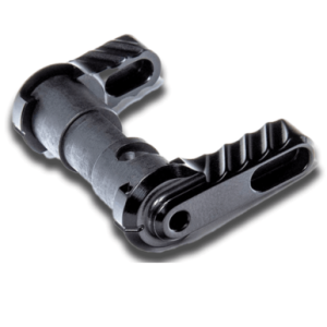 Battle Arms Development Bad-Ass-Lite Safety Selector, Black Aluminum Ambidextrous Fits AR15/M16/M4/AR9/AR10 - BAD-ASS-LITE