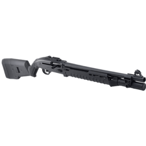 Langdon Tactical Tech Beretta 1301 LTT Tactical Shotgun, 18.50" Black Oxide Heat Shield Barrel 3" Chamber Black Aluminum Receiver Black Magpul Polymer Stock Modified Magpul Zhukov Forend 7+1rd 12 Gauge - LTT1301HZFRMBLK