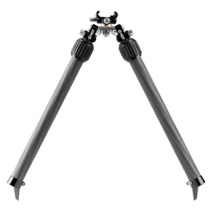 Mdt Sporting Goods Inc 114770BLK BackCountry Bipod 7.50-14.30" High Black Carbon Fiber/Aluminum