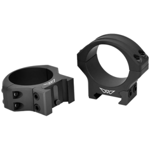 Warne HyperLite Scope Rings, Black Aluminum 30mm Tube Maxima/Weaver/Picatinny for MSR - 8551M