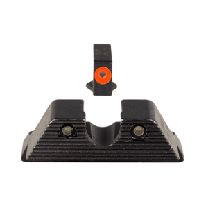 Trijicon 600846 HD XR Night Sight Set Green Tritium/Orange Outline Front, Green Tritium Rear, Black Frame, Fits Glock/48/43/43X/43E Excludes MOS