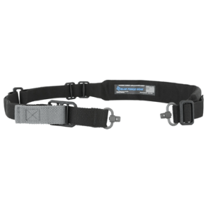 Blue Force Gear Vickers Push Button Padded Sling, Black Cordura 1.25" Webbing Rifle - VCASPB200AABK