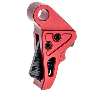 Tyrant CNC I.T.T.S Trigger, Red/Black Aluminum Fits Springfield Hellcat Pro - TDHCATTRIGRED/BLK