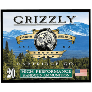 Grizzly Ammo Jacketed Hollow Point Ammo, +P 240gr 20 Per Box/10 Case 44 Mag - GC44M+P2