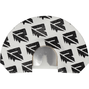 Riven Elkasus Small Dome Diaphragm Call, Black/White Attracts Elk Species - 65245