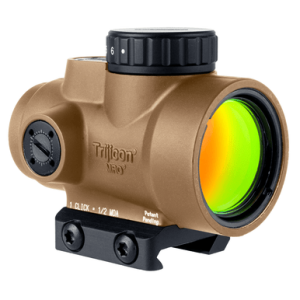 Trijicon 2200326 MRO SD Coyote Tan 1x25mm 2 MOA Red Dot Reticle Low Mount