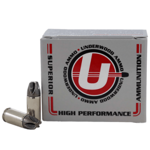 Underwood Ammo Platinum Ammo, 9mm+P 68gr 20 Per Box/10 Case - 874