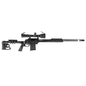 Mdt Sporting Goods Inc The Tactical LSS Gen3 Chassis System, Black 33.50" OAL Adjustable Soft Rubber Buttpad Adjustable Cheek Rest SCS Buttstock Compatible w/ AR-15 Style Grips Fits Remington 700 Short Action - 114635BLK