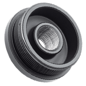 B&T Direct Thread HUB Adapter, Black 1/2''x28 - SD-145582