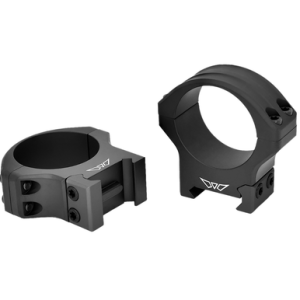 Warne Maxima Horizontal Rings, Matte Black Steel 34mm Tube Picatinny/Weaver - 521M