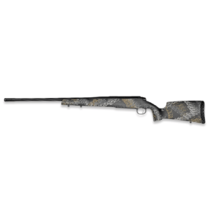 Weatherby 307 Alpine ST Rifle, 26" Graphite Black Cerakote Spiral Fluted Threaded Barrel & Steel Drilled & Tapped Receiver Gray & Gold Sponge Accents Fixed Peak 44 Bastion Carbon Fiber Stock 3+1rd Full Size 257 Wthby Mag - 3WAST257WR6B