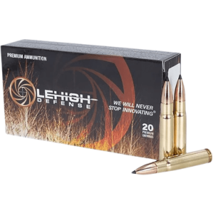 Lehigh Defense Tipped Controlled Chaos Ammo, 180gr 20 Per Box/10 Case 358 Win - LA358180TCC