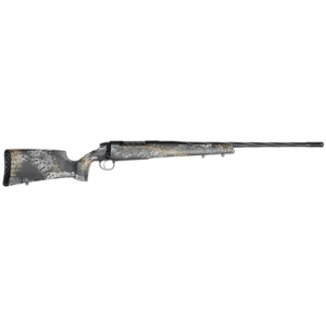 Weatherby 307 Alpine ST Rifle, 24" Graphite Black Cerakote Spiral Fluted Threaded Barrel & Steel Drilled & Tapped Receiver Gray & Gold Sponge Accents Fixed Peak 44 Bastion Carbon Fiber Stock Full Size 4+1rd 280 Ackley Improved - 3WAST280AR4B