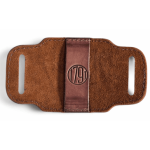 1791 Gunleather Ammo Belt Slide Shell Carrier, Brown Steerhide Leather 1-3/4" Belt Loop - HNTABSMRBRWA