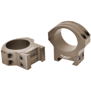 Warne HyperLite Scope Rings, Dark Earth Cerakote 30mm Tube Medium Picatinny/Weaver/Maxima Fits Tikka - 8514TM