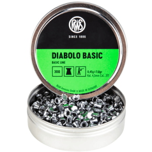 RWS/Umarex Diabolo Basic Basic Line Pellets, 300 CT 177Cal - 2317398