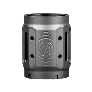 SilencerCo AC5449 Bravo MAAD Brake 2.0 Black Anodized Aluminum 2.11" OAL 1.68" Diameter