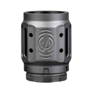 SilencerCo AC5451 Charlie MAAD Brake 2.0 Black Anodized Aluminum 2.23" OAL 1.68" Diameter