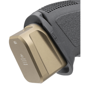 Strike Industries Extended Mag Plate, Flat Dark Earth 6061 T-6 Aluminum Fits Glock G19 - EMPALG19FDE