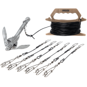 Higdon Outdoors Battleship Jerk Rig, PVC Coated Steel Rust Proof - 30340
