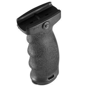 Mission First Tactical React Vertical Grip, Black Polymer Ergonomic Forend Grip for AR-Platform - REG