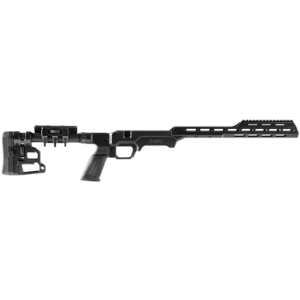 Mdt Sporting Goods Inc The Tactical LSS Gen3 Chassis, Black 33.50" Collapsible Buttstock Interface/ Adjustable Soft Rubber Buttpad/ SCS Buttstock/ AICS Magazine Compatible/ Compatible w/ AR-15 Style Grips/ Fits Savage Long Action - 114913BLK