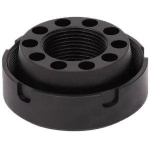 SilencerCo Charlie Direct Thread Mount, Stainless Steel Oxide Black Fits M13x0.75 Compatible w/ Omega 36M/ Hybrid 46M/ Chimera 300/ Saker 556K/ Velos LBP Series/ Charlie MAAD Brake - AC4745