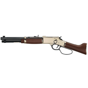 Henry Mare's Leg Side Gate Pistol, 12.90" Blued Octagon Barrel Polished Hardened Brass Rec American Walnut Furniture Large Loop Lever Adj. Sight 5+1rd 45 Colt (LC) - H006GCML