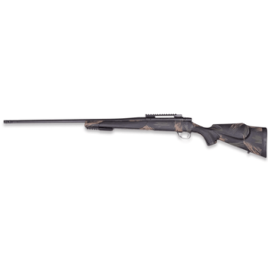 Weatherby Vanguard Black Hills Rifle, 22" Matte Blued Heavy Threaded Barrel & Receiver w/Picatinny Rail Arca Adapter/Picatinny Rail Forend Black w/Green & Tan Accents Peak 44 Monte Carlo Polymer Stock Full Size 5+1rd 308 Win - VBH308NR2B