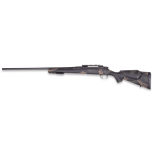 Weatherby Vanguard Black Hills Rifle, 28" Matte Blued Heavy Threaded Barrel & Receiver w/Picatinny Rail Arca Adapter/Picatinny Rail Forend Black w/Green & Tan Accents Peak 44 Monte Carlo Polymer Stock Full Size 3+1rd 6.5-300 Wthby Mag - VBS653WR8B