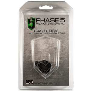 Phase 5 Weapon Systems Lo-Pro Gas Block, 0.95" Mag Phosphate 4140 Chromoly Steel - LOPROGAS