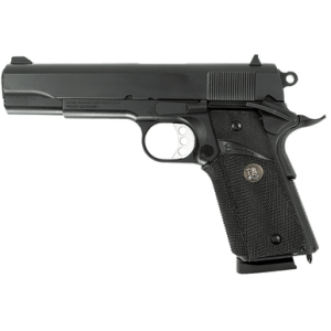 MAC 1911 Meusoc Pistol, 5" Black Target Crown Barrel QPQ Tenifer Cerakote Steel Serrated Slide QPQ Tenifer Cerakote Steel Frame w/Beavertail Black Pachmayr Grip Full Size Frame 8+1rd 45 ACP - 10100575