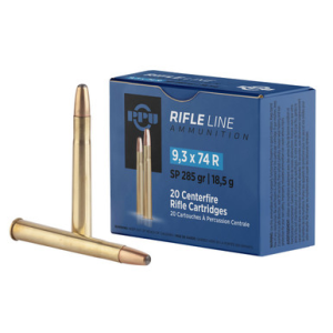 PPU Metric Rifle 9.3mmx74R 285 gr Soft Point - PP9374