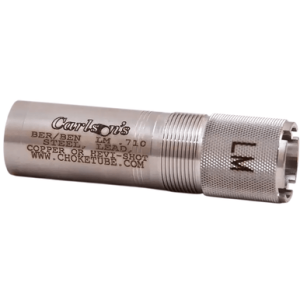 Carlson's Choke Tubes Sporting Clay Choke Tube, Silver Stainless Steel Mobil Light Modified Benelli / Beretta 12 Gauge - 15514