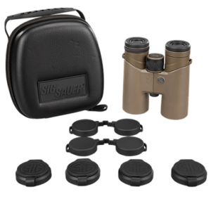 Sig Sauer Electro-Optics Zulu4 HD Binoculars, Coyote Tan Aluminum w/Rubber Armor 10x42mm Schmidt-Pechan Prism Fog / Waterproof - SOZ40001