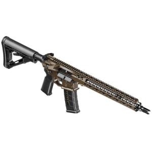 Radian Weapons Model 1 Rifle, 14.50" Brown Cerakote Match Grade Threaded Barrel Brown Cerakote Aluminum Receiver w/Picatinny Rail Black Carbon Fiber SBA3 Brace Black Magpul Grip Ambidextrous 20+1rd 6mm ARC - R0851