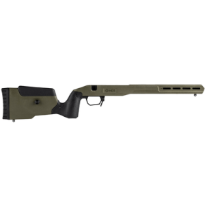 Mdt Sporting Goods Inc Field Stock Chassis System, 32.22" OAL ODG Overmolded Polymer Body AICS Magazine Compatible Adjustable Cheek Riser Free Floating Barrel Aluminum Bedding Fits Ruger 10/22 - 109542ODG