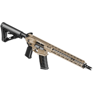 Radian Weapons Model 1 Rifle, 14.50" Black Cerakote Match Grade Threaded Barrel Flat Dark Earth Cerakote Aluminum Receiver w/Picatinny Rail Black Carbon Fiber SBA3 Brace Black Magpul Grip Ambidextrous 20+1rd 6mm ARC - R0849