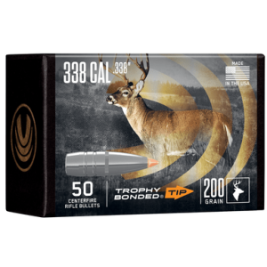 Federal Premium Bullets, 200gr Trophy Bonded Tip 50 Per Box/4 Case 338 Cal - PB338TT200