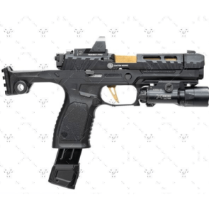 Strike Industries Strike Modular Chassis (SMC) Bravo, Black Polymer Extreme Built-In Magwell Extended Front Picatinny Rail for Sig Sauer P320 Fits 9mm / 357Sig / 40S&W - SMC-B-P320-S-BK
