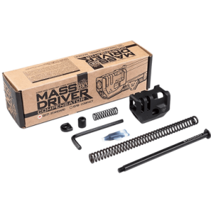 Strike Industries Mass Driver Compensator, Black Precision CNC Machined Eliminates the Need for Threaded Barrels Fits GEN3 Glock - G3-MDCOMP-S