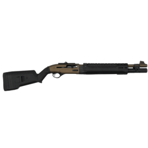 Langdon Tactical Tech Beretta 1301 Patrol Tactical Shotgun, 18.70" LTT Custom Bronze Cerakote Smooth Bore Barrel LTT Custom Bronze Cerakote Optic Ready Receiver Magpul Black Polymer Stock Ambidextrous Semi-Auto 7+1rd 12 Gauge - LTT1301HBFRMBZ